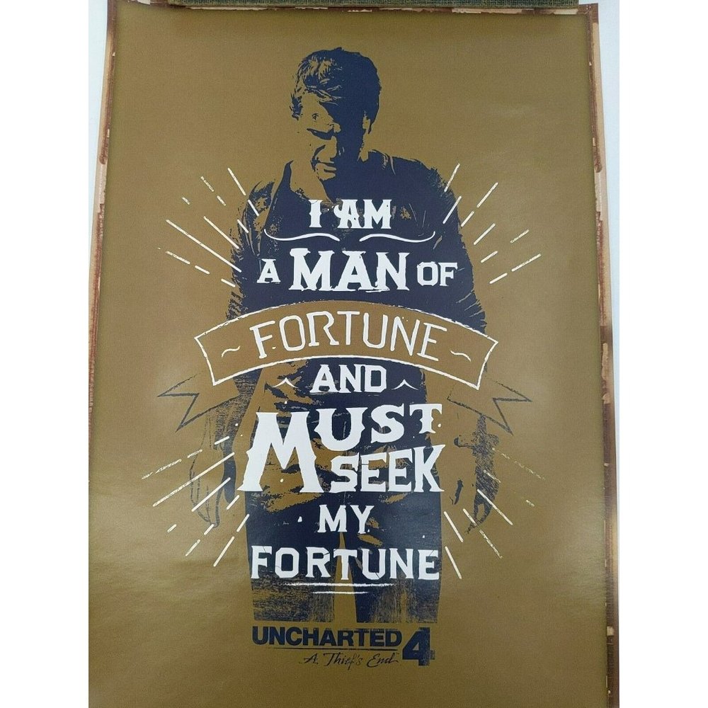 Uncharted 4::  A Thief's End Poster from Loot Crate - 9" X 13" New